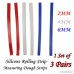 Perfection Strips Oldeagle 1 Set/3 Pairs Silicone Rolling Strip Silicone Measuring Dough Strips 18 Inches - B07B1WPGSV